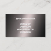 Mobiele auto Detail Visitekaartje (Achterkant)