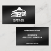 Mobiele auto Detailer Visitekaartje (Voorkant / Achterkant)