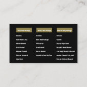 Mobiele Auto Detailing Car Wash QR Visitekaartje (Achterkant)