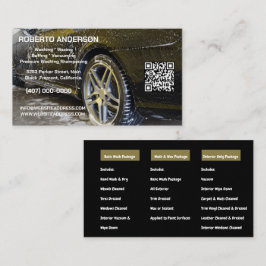 Mobiele Auto Detailing Car Wash QR Visitekaartje