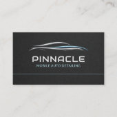 Mobiele Auto Detailing QR Code Professioneel Visitekaartje (Voorkant)