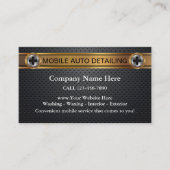 Mobiele auto detailing Visitekaartjes (Voorkant)
