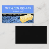 Mobiele auto detailing Visitekaartjes (Voorkant / Achterkant)