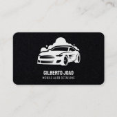 🧽 mobiele auto detaillering Premium Visitekaartje (Voorkant)