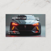 Mobiele auto details visitekaartje (Voorkant)