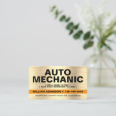 MOBIELE AUTO MONTEUR REPARATIE SERVICE VISITEKAARTJE (Staand voorkant)