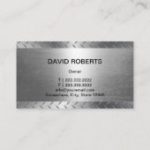 Mobiele Auto Reparatie Service Metalen Auto Visitekaartje (Achterkant)