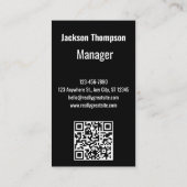 Mobiele Auto Wash Detailing Druk Auto Reparatie Visitekaartje (Achterkant)