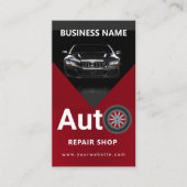 Mobiele Auto Wassen Detailing Druk Wassen QR code Visitekaartje (Voorkant)