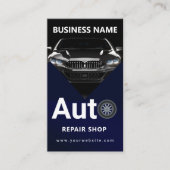 Mobiele Auto Wassen Detailing Druk Wassen QR code Visitekaartje (Voorkant)