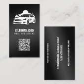 Mobiele Autodetailhandelaar Douane QR Visitekaartje (Voorkant / Achterkant)