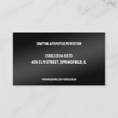 Mobiele Autodetailhandelaar Douane QR Visitekaartje (Achterkant)