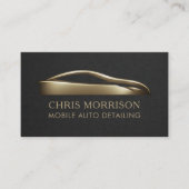 Mobiele Autodetailing Visitekaartje (Voorkant)