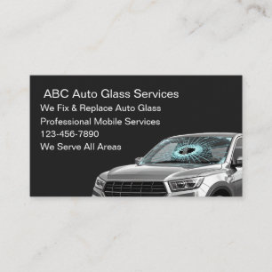 Mobiele Automotive Autoruit Services Visitekaartje