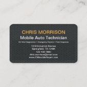 Mobiele Automotive Technicus QR-code Visitekaartje (Achterkant)