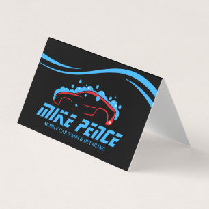 Mobiele Autowas Autodetailing Drukwas Visitekaartje