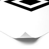 Mobiele Autowas Autodetailing Zakelijke QR-code Perfect Poster (Hoek)