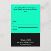 Mobiele Autowas & Detailhandel Aangepaste Cadeaubo (Achterkant)