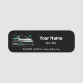 Mobiele Autowas & Detailhandel Custom Naamplaatje (Voorkant)