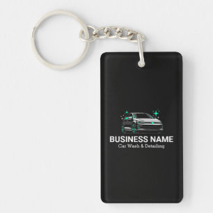 Mobiele Autowas & Detailhandel op Maat Sleutelhanger