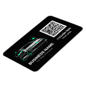 Mobiele autowas & detailing aangepaste QR-code Magneet (Linkerzijde)