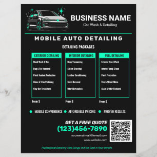 Mobiele Autowas & Detailservice op Maat Flyer