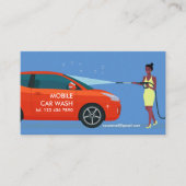 Mobiele autowas visitekaartje (Voorkant)