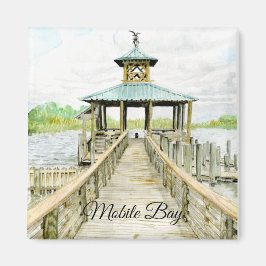 Mobiele Bay Dock Waterverf magneet