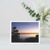 Mobiele bay Sunset Briefkaart (Staand voorkant)