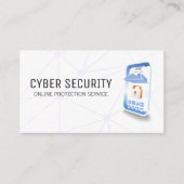 Mobiele beveiligingstechnologie | Netwerk Visitekaartje (Voorkant)