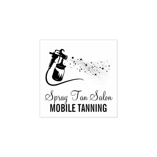Mobiele Body Paint Spray Tan Rubberstempel (Afrduk)
