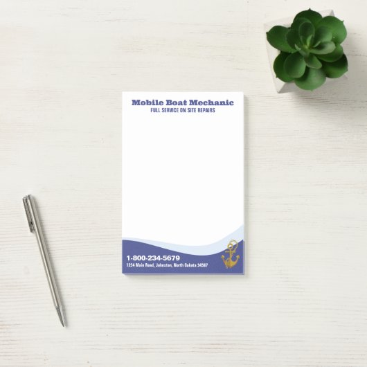 Mobiele bootmonteur post-it® notes (Kantoor)
