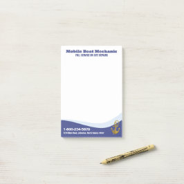 Mobiele bootmonteur post-it® notes