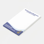 Mobiele bootmonteur post-it® notes (Schuin)