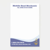 Mobiele bootmonteur post-it® notes (Voorkant)