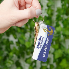 Mobiele bootmonteur sleutelhanger