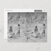 Mobiele breinen in stereo 3D Briefkaart (Voorkant / Achterkant)