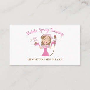 Mobiele Bruiningsspray Lichaamspaint Visitekaartje