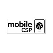 Mobiele CSP Rubber Stamp Rubberstempel (Afrduk)