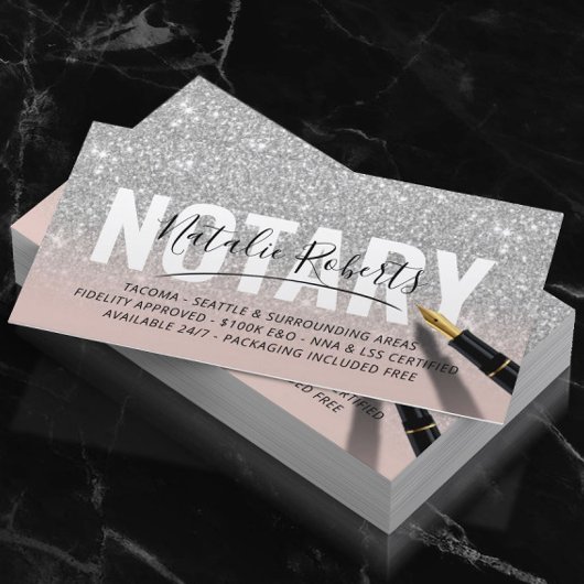 Mobiele geluiddempende slanker handtekenroze visitekaartje