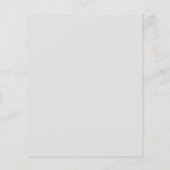 Mobiele geluidservice Silver Glitter Blue Photo Flyer (Achterkant)