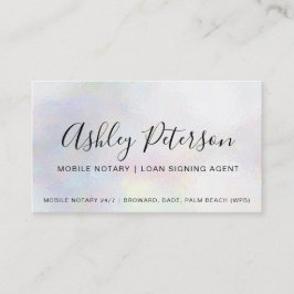 Mobiele holografische voorschrijver voor publiek s visitekaartje