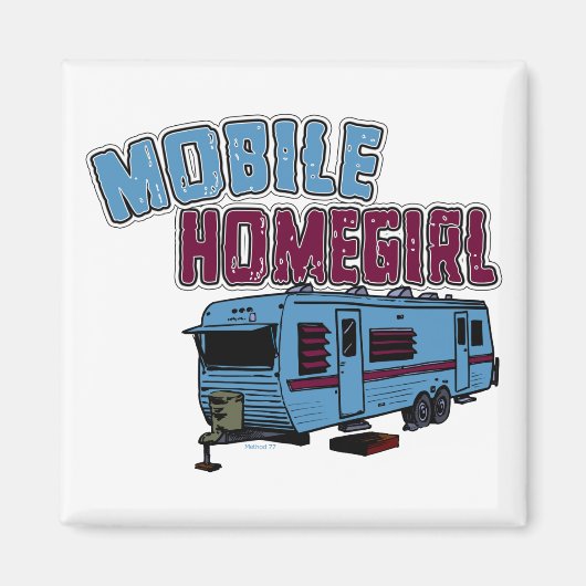 Mobiele Homegirl Magnet (Voorkant)