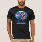 Mobiele internetverslaafde t-shirt (Voorkant)