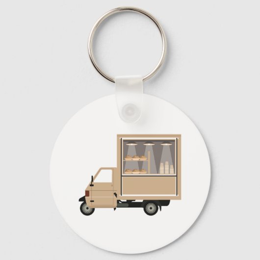 Mobiele koffie van een Sleutelhanger (Voorkant)