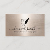 Mobiele leningtekenaar: legant Gold Visitekaartje (Voorkant)