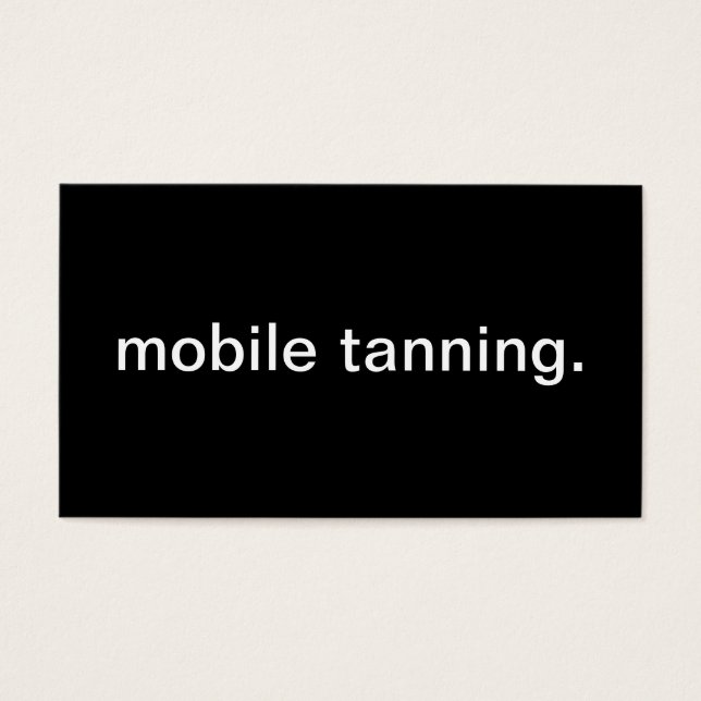 Mobiele looiing visitekaartje (Voorkant)