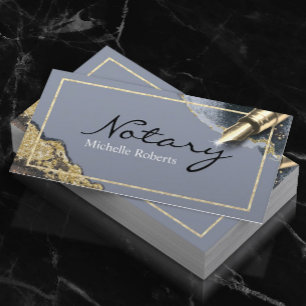 Mobiele luidspreker Trendy Blue en Gold Visitekaartje