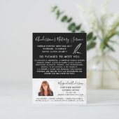 Mobiele marmerfoto van de Noteerservice Briefkaart (Staand voorkant)