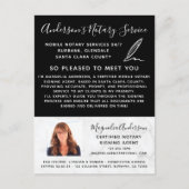 Mobiele marmerfoto van de Noteerservice Briefkaart (Voorkant)